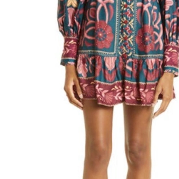 Seashell Tapestry Mini Dress $225 NWT - M - Picture 8 of 8
